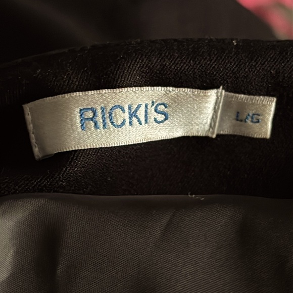 Rickis Black Tailored fully lined  Notched collar blazer Sz Large - Picture 4 of 16